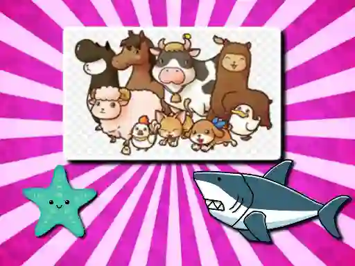 თამაში Animal Puzzle ონლაინ