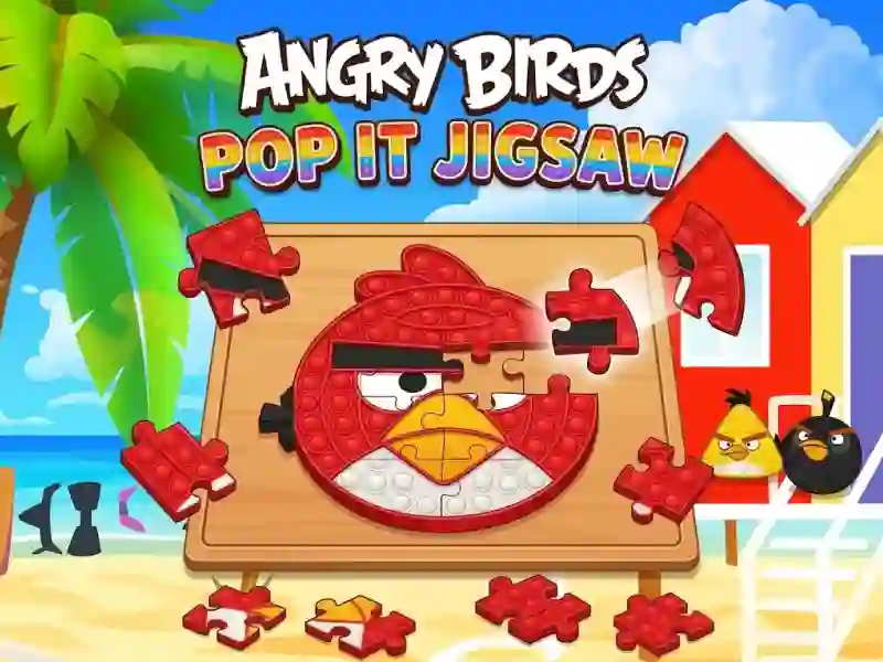 თამაში Angry Birds Pop It Jigsaw ონლაინ