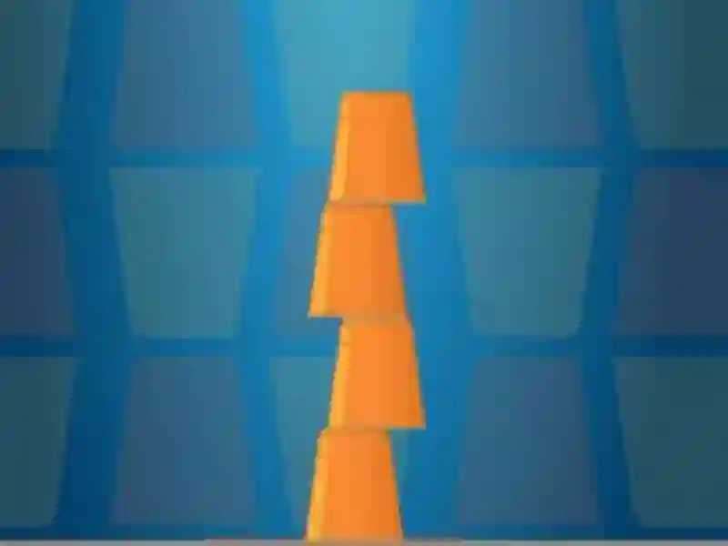 თამაში Cups Tower Builder ონლაინ