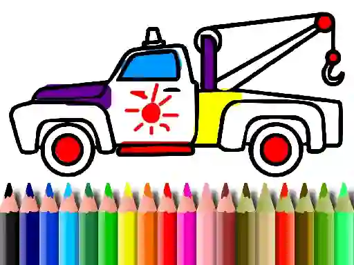 თამაში Back To School: Trucks Coloring ონლაინ