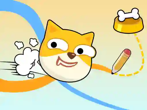 თამაში Doge Rush Draw Home Puzzle ონლაინ