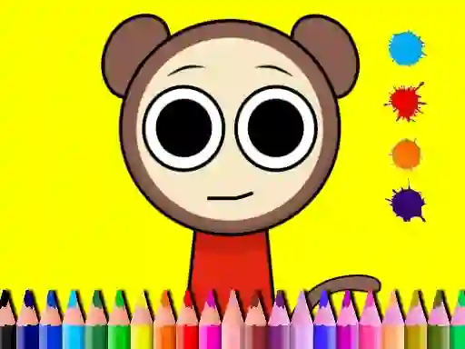 თამაში Sprunki Valentine Coloring book ონლაინ