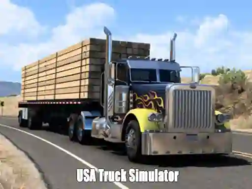 თამაში USA Truck Simulator 2024 ონლაინ