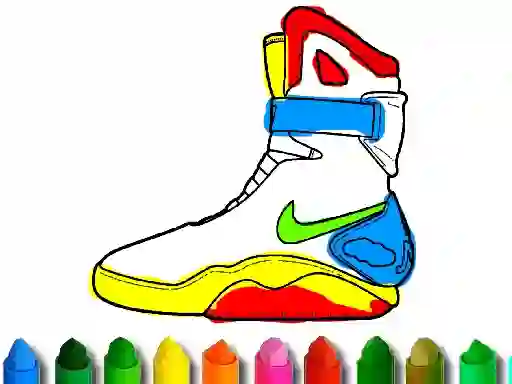 თამაში Back To School: Shoe Coloring ონლაინ