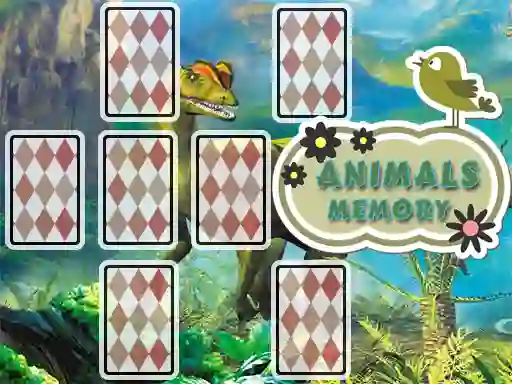 თამაში Animals Cards Memory ონლაინ
