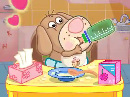 თამაში Hippo Baby Care Game ონლაინ