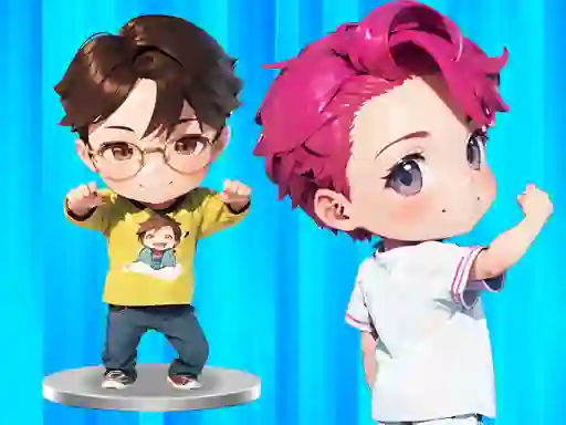 თამაში BTS Chibi Claw Machine ონლაინ