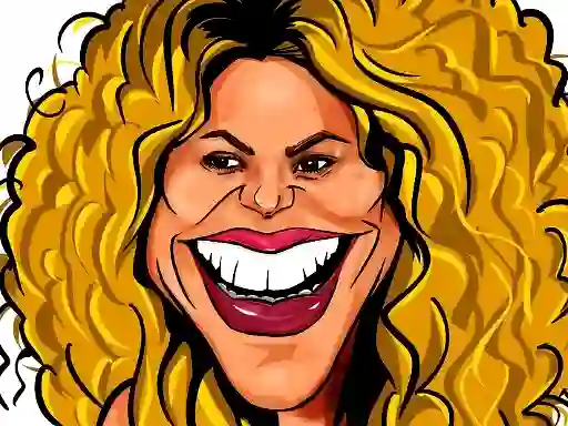 თამაში Shakira Funny Face ონლაინ