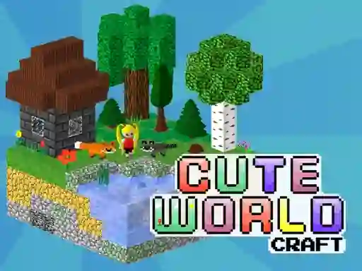 თამაში Cute World Craft ონლაინ