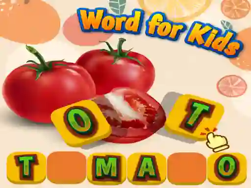 თამაში Fruits and Vegetables Word for Kids ონლაინ
