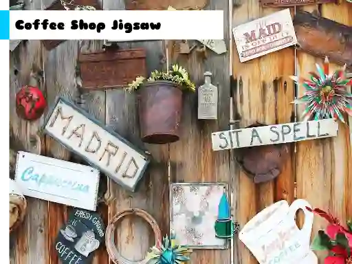 თამაში Coffee Shop Jigsaw ონლაინ