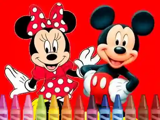 თამაში Mickey Mouse Coloring ონლაინ
