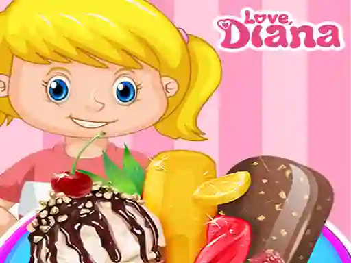თამაში Ice Cream love Diana ონლაინ