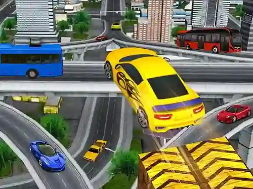 თამაში Crazy Car Impossible Stunt Challenge Game ონლაინ