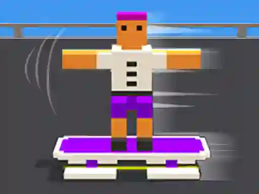 თამაში Blocky Skater Rush ონლაინ