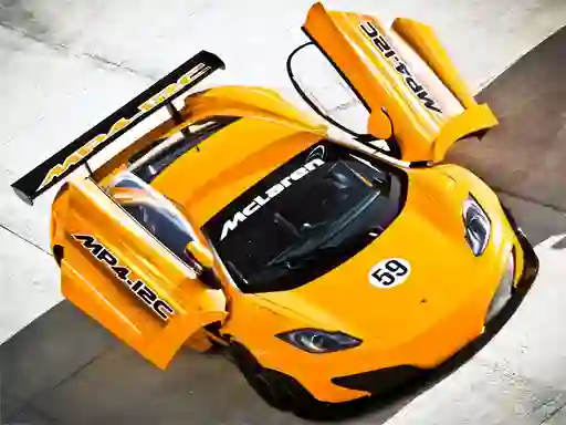 თამაში McLaren GT3 Puzzle ონლაინ