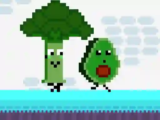 თამაში Cat Chef vs Fruits - 2 Player ონლაინ