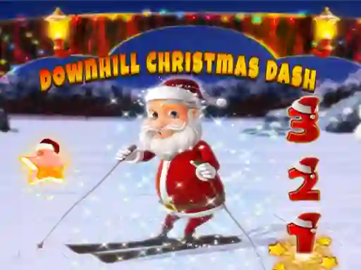 თამაში Downhill Christmas Dash ონლაინ