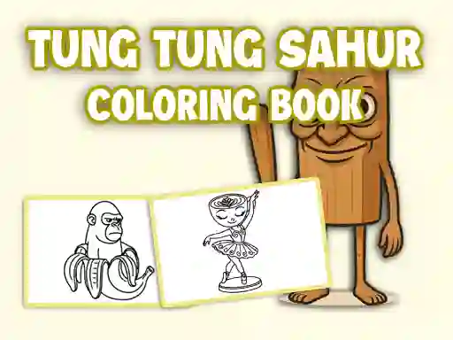 თამაში Tung Tung Sahur Coloring Book ონლაინ