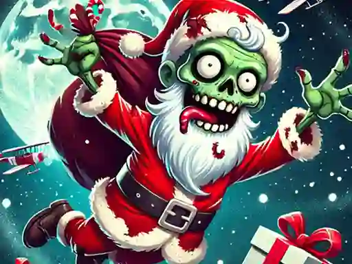 თამაში Flappy Zombie Santa Christmas Game ონლაინ
