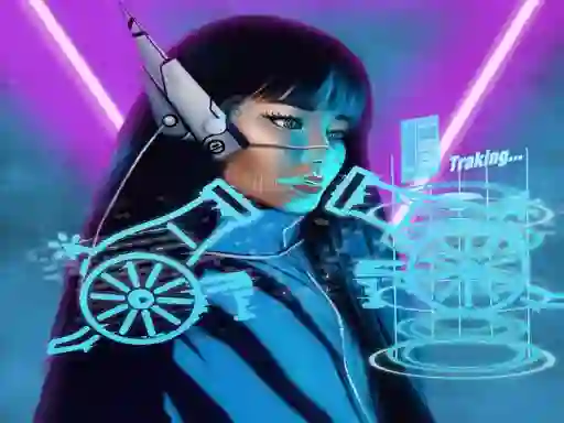 თამაში Neon Cannon ონლაინ