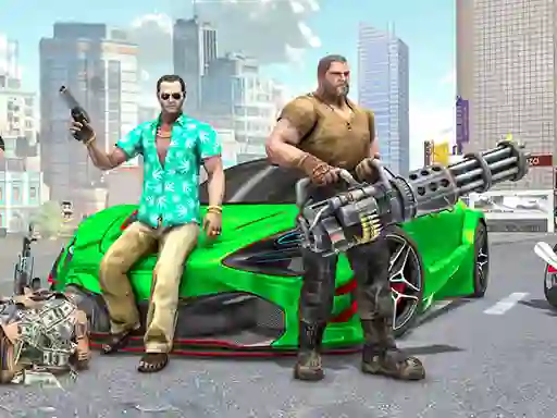 თამაში Real Gangster City Crime Car Simulator Game ონლაინ