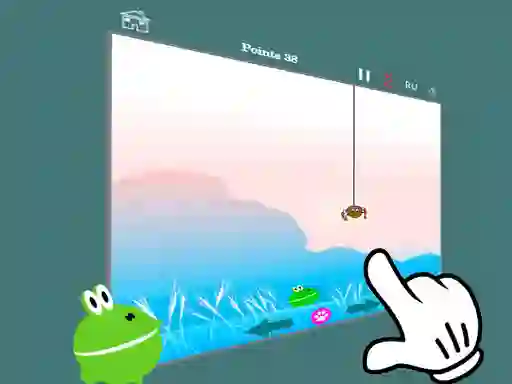 თამაში Hunt feed the frog 2 ონლაინ