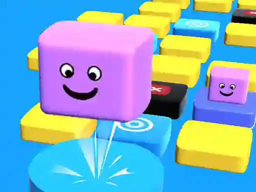 თამაში Jump Stacky Cube 3D ონლაინ