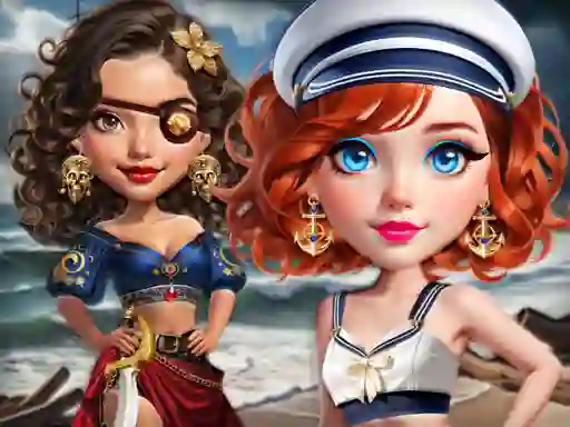 თამაში Sailor Chic vs Pirate Charm ონლაინ