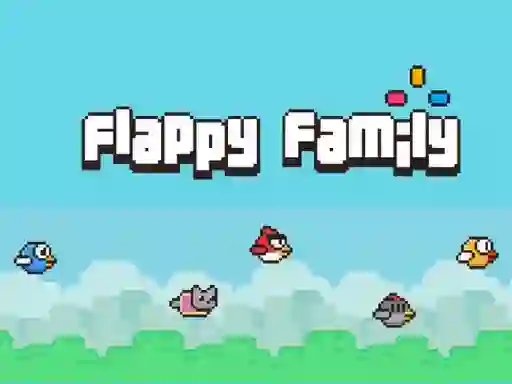 თამაში Flappy Family ონლაინ