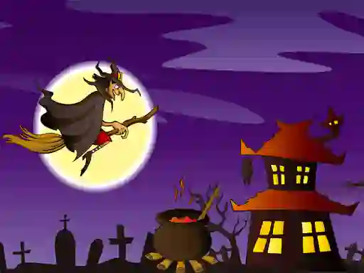 თამაში Halloween Illustrations Jigsaw Puzzle ონლაინ