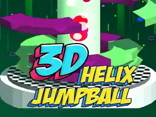თამაში 3D Helix Jump Ball ონლაინ