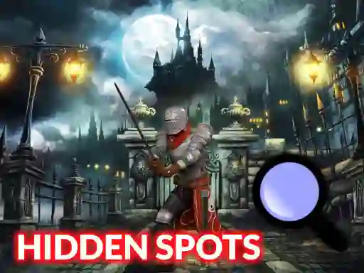 თამაში Hidden Spots Under the Moon ონლაინ