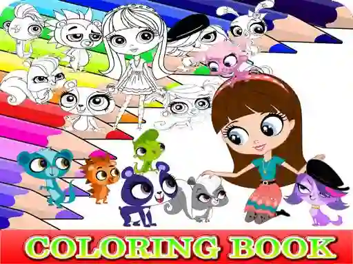 თამაში Coloring Book for Littlest Pet Shop ონლაინ