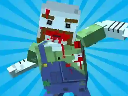 თამაში Blocky Gun Warfare Zombie ონლაინ