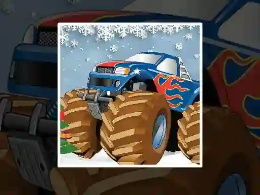 თამაში Winter Monster Truck Puzzles ონლაინ