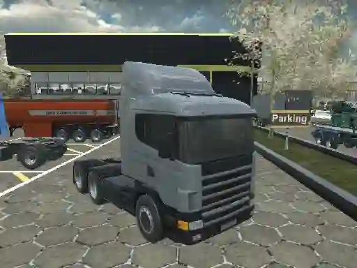 თამაში American 18 Wheeler Truck Sim ონლაინ