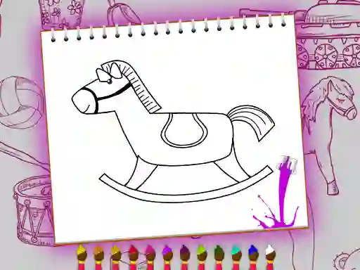 თამაში Coloring Book: Toy Shop ონლაინ