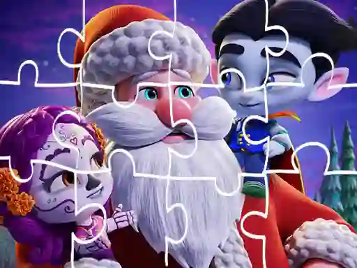 თამაში Super Monsters Christmas Jigsaw ონლაინ