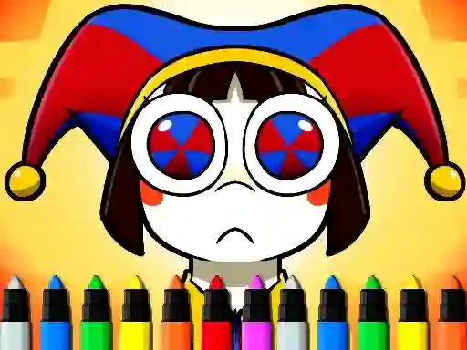 თამაში Digital Circus Coloring Adventure ონლაინ