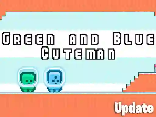 თამაში Green and Blue Cuteman ონლაინ