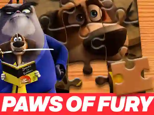 თამაში Paws of Fury The Legend of Hank Jigsaw Puzzle ონლაინ