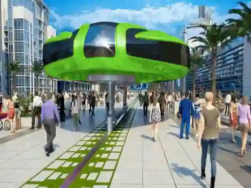 თამაში Gyroscopic Elevated Bus Simulator Public Transport ონლაინ