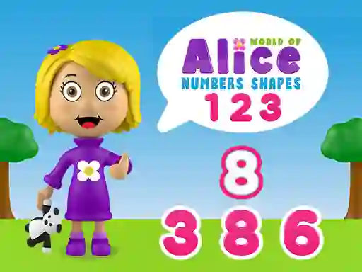 თამაში World of Alice Numbers Shapes ონლაინ