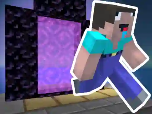 თამაში Noob Steve Parkour ონლაინ