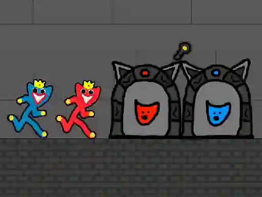 თამაში Red and Blue Stickman Huggy 2 ონლაინ