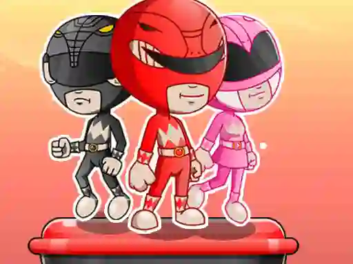 თამაში Power Rangers adventure dash ონლაინ