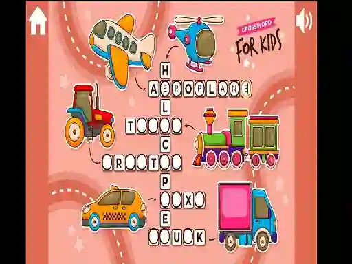 თამაში Crossword for Kids ონლაინ