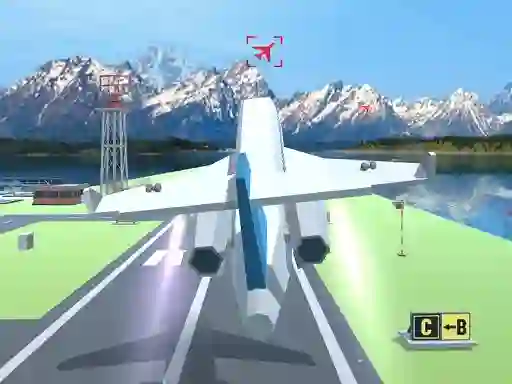 თამაში Polygon Flight Simulator ონლაინ