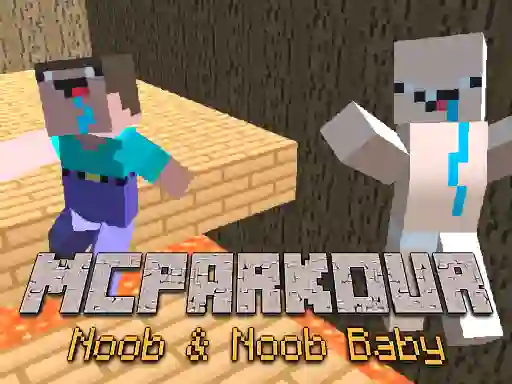 თამაში MCParkour Noob & Noob Baby ონლაინ